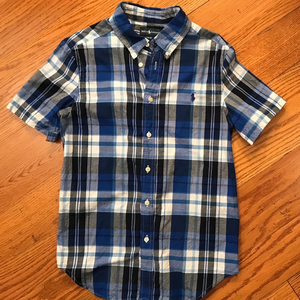 EUC Ralph Lauren Short Sleeve, Blue